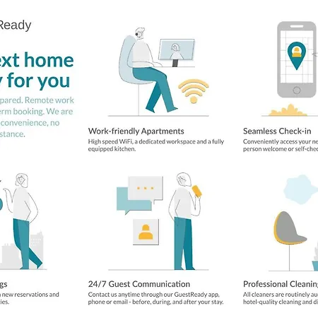 Apartment Guestready - Japandi-chic In *